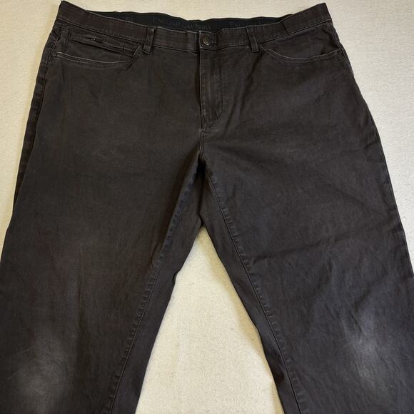 English Laundry Jeans Mens 40x34 Dark Gray Straight Leg Denim Dark Wash Preppy - Picture 3 of 11